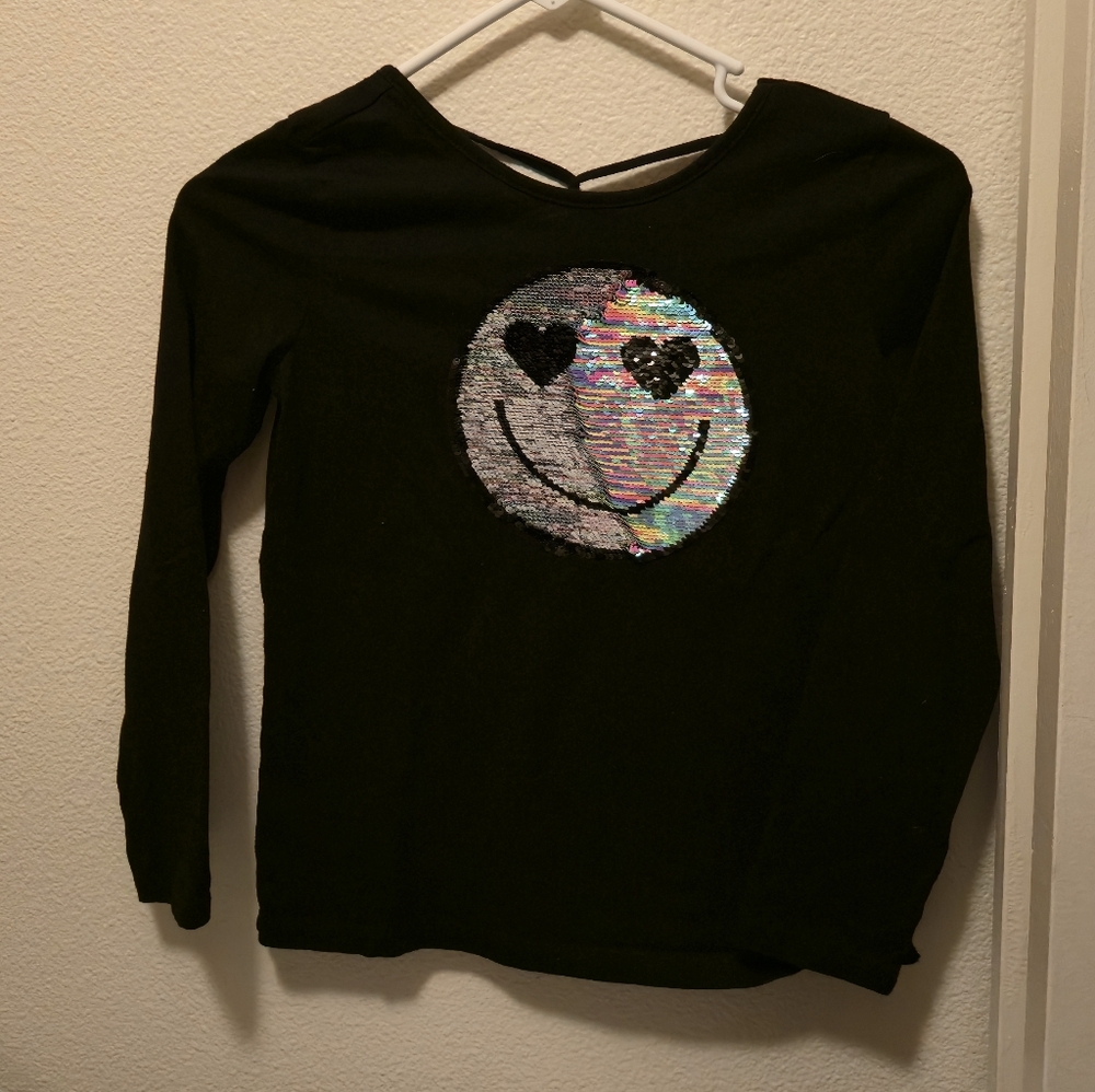 Reversable Sequin Long Sleeve